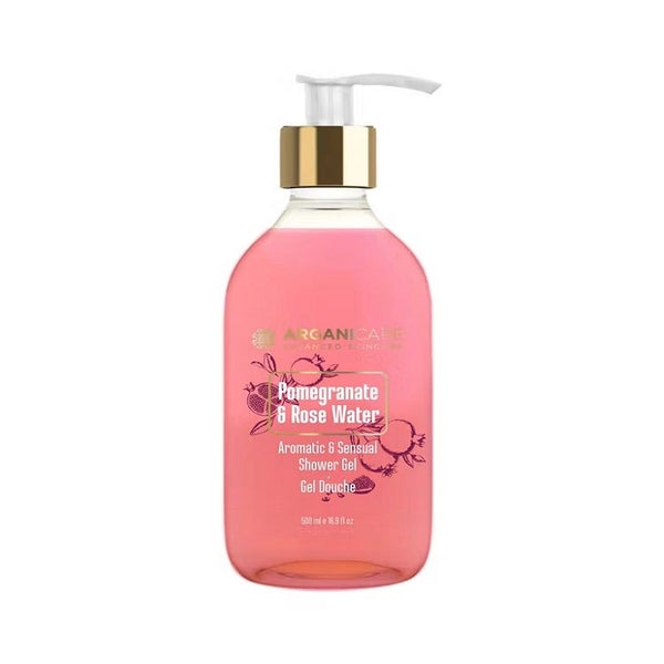 Arganicare Shower Gel - Pomegranate & Eau de Rose - Bottle 500 ml 1 St