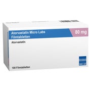 Atorvastatin Micro Labs 80 Mg Filmtabletten 100 St