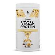 PEAK Yummy Vegan Protein - 450g - Geschmack  Cookie Dough I 15 Portionen I Proteinquellen: Kürbis, Favabohne, Erbse, Mandel, Hanf I frei von Gentechnik I glutenfrei 450 g