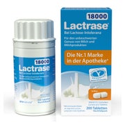 Lactrase 18.000 FCC Laktase Tabletten im Nachfüllpack 200 St