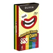 Produktabbildung: Olivia Dams Assorted Scents – Aromatisierte Lecktücher (6 Tücher) 6 St