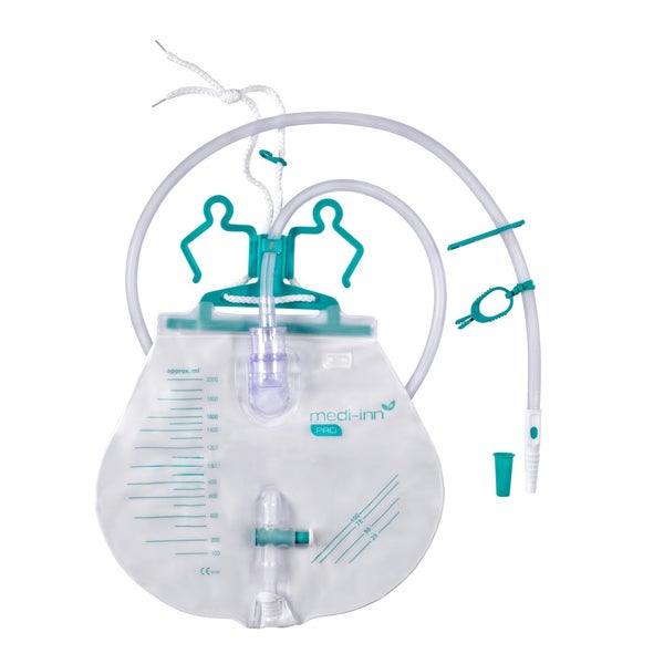 Medi-Inn PRO Urinbeutel closed System, 120 cm, 2000 ml, steril verpackt 25 St