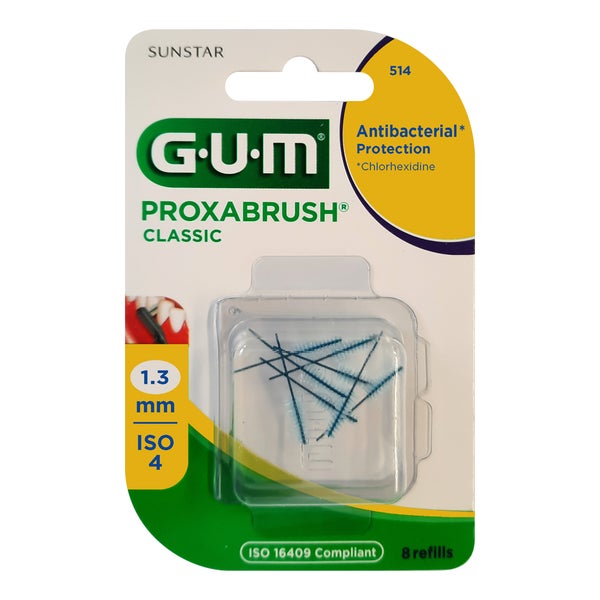 GUM Proxabrush Classic Ersatzbürsten 1,3 8 St