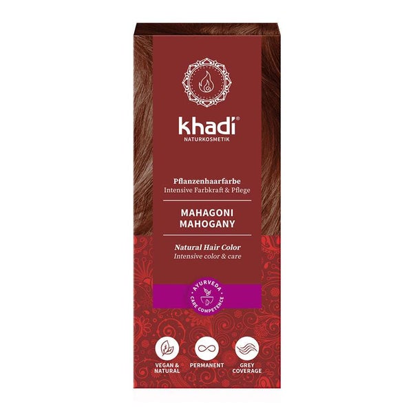 Khadi - Pflanzenhaarfarbe Mahagoni