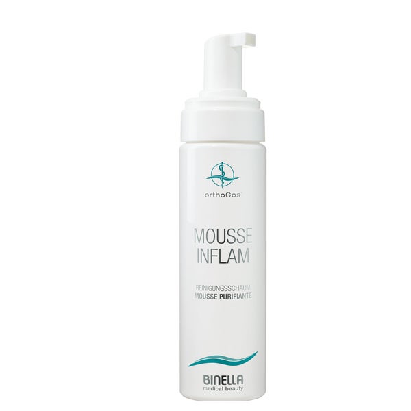 Binella Mousse Inflam - antibakterieller, rückfettender Reinigungsschaum für entzündliche Haut 200 ml