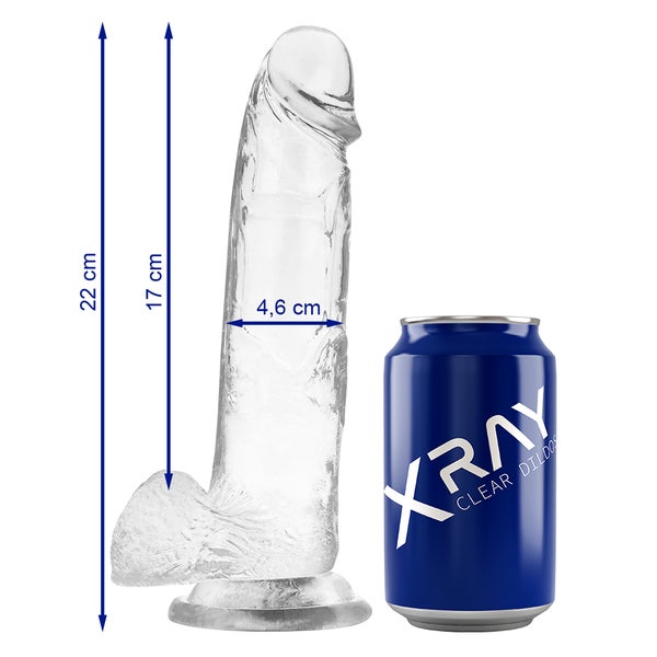 X Ray - Durchsichtiger, flexibler Dildo