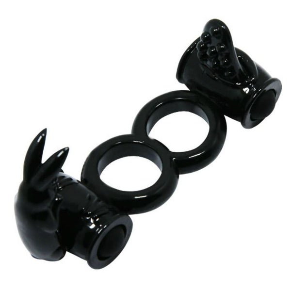Baile - Doppel-Vibrationsring mit Doppelhasen 1 St
