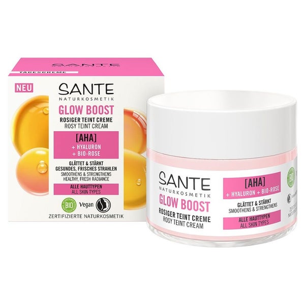 Glow Boost Teint Creme Aha Hyaluron & Bio-rose 50 ml