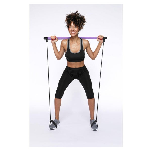 PILATES-STANGE WIDERSTANDSBÄNDER 91CM 1 St