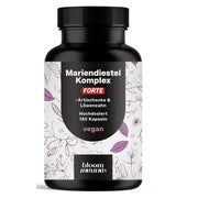 Mariendistel Komplex - 180 Kapseln - Bloom Naturals 180 St