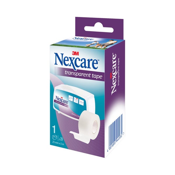 Nexcare Transparent Tape 2,5 Cmx5 M Rolle 1 St
