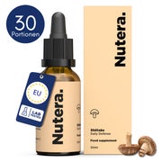 Shiitake Extrakt Tropfen 20:1 – Tinktur mit 40% Beta-Glucanen aus 100% Fruchtkörpern 1 ml