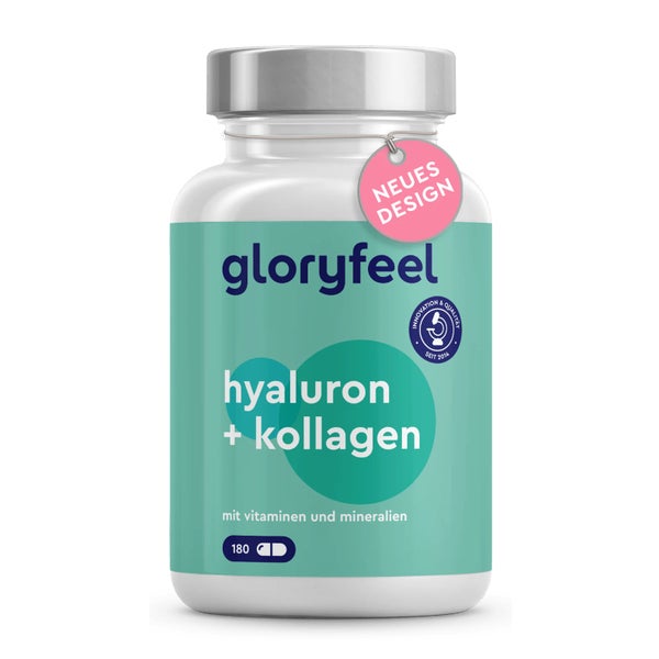gloryfeel® Hyaluron 200 mg + Collagen 1.000 mg 180 St