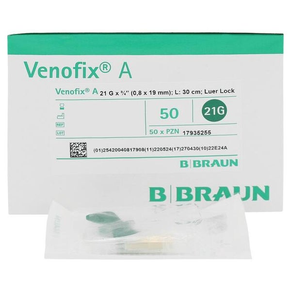 Venofix A Venenpunktionsb.21 G 0,8x19mm 1 St