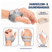 COOL-i CMC-Daumenstütze Grau links, Größe L 1 St