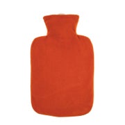 Wärmflasche Klassik 1,8 l Fleecebezug orange-rot 1 St