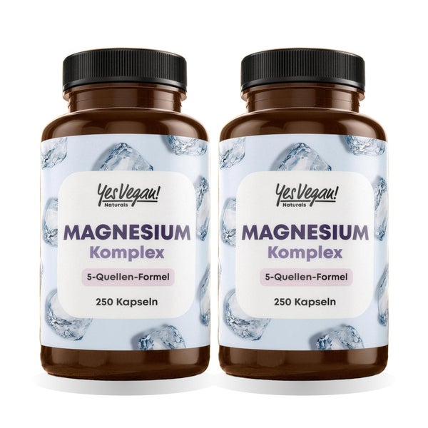 Magnesium Komplex Kapseln, 5 Formen, 2er Pack 500 St