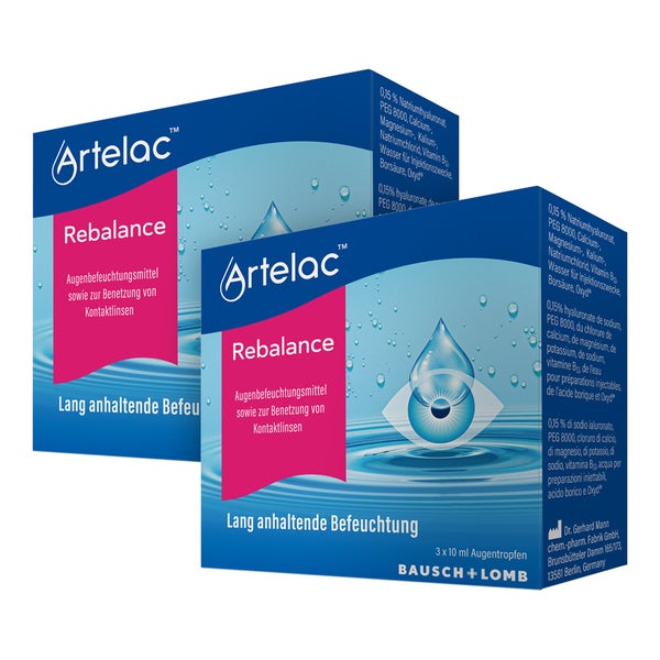 Artelac Rebalance Augentropfen 6X10 ml