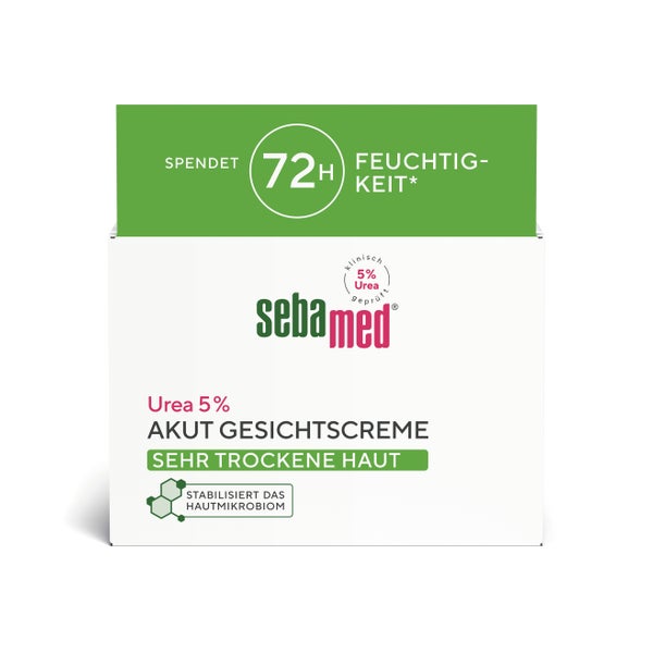 Sebamed Urea 5% Akut Gesichtscreme sehr trockene Haut 50 ml