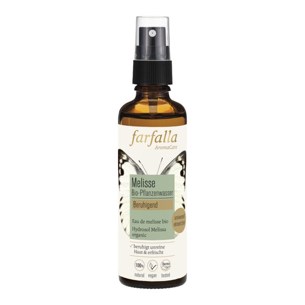Farfalla Melisse Bio- Pflanzenwasser 75 ml