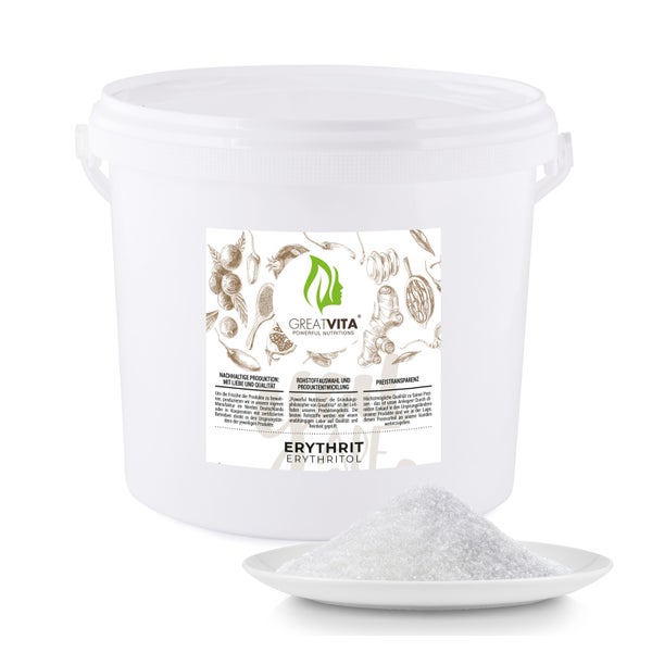 GreatVita Erythrit kalorienfreies Süßungsmittel 4000 g