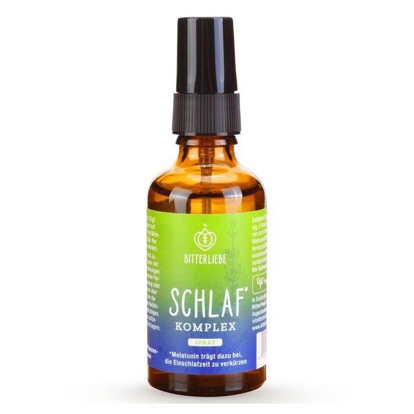 BitterLiebe - Schlaf Komplex Spray - 1 mg Melatonin pro Tagesdosis 1 x 50 ml