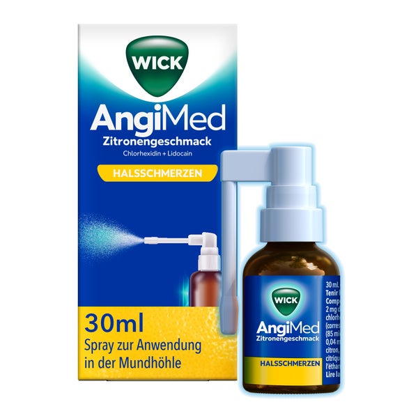 Wick Angimed Zitronengeschm.2mg/ml+0,5mg/ml Spr. 30 ml