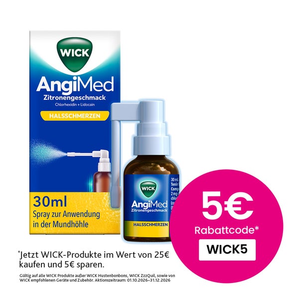 Wick Angimed Zitronengeschm.2mg/ml+0,5mg/ml Spr. 30 ml
