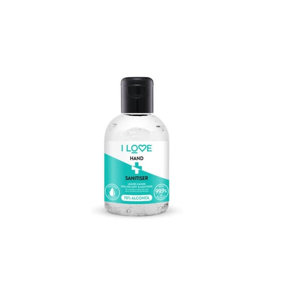 I Love Hand Sanitisser Hand Sanitising Gel 70% Alkohol 100Ml 0,1 l