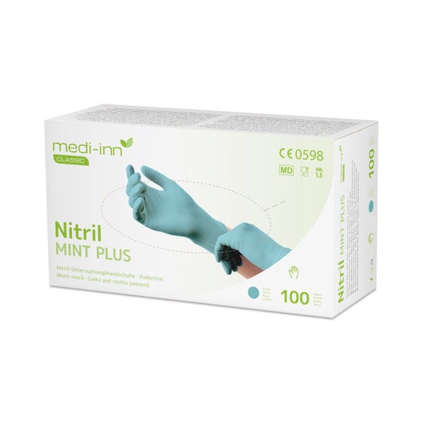 Medi-inn Classic U.hands.nitril Pf L Mint Plus 100 St