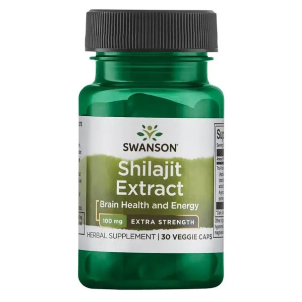 Swanson Shilajit Extract 100mg 30 Kapseln 30 St