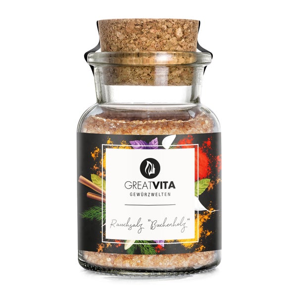 GreatVita Rauchsalz im Glas 150 g
