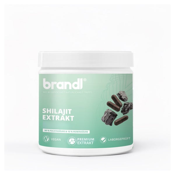 brandl® Shilajit Kapseln | Premium Extrakt aus Indien | extern laborgeprüft 240 St