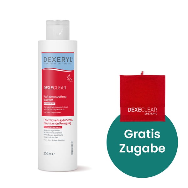 DEXECLEAR feuchtigkeitsspendende, beruhigende Reinigung 200 ml