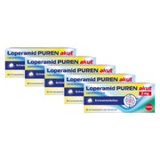 Produktabbildung: Loperamid PUREN akut Fünferpack 5X12 St