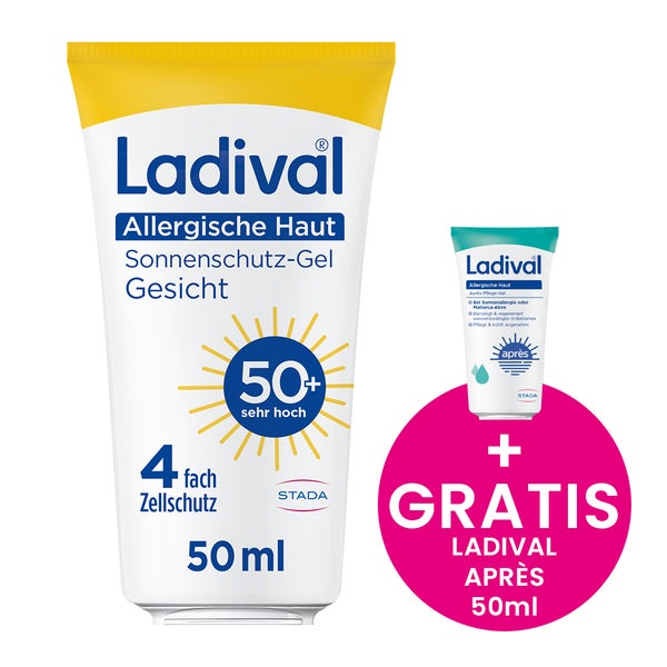 Ladival Allergische Haut Gel Gesicht LSF50+ 50 ml