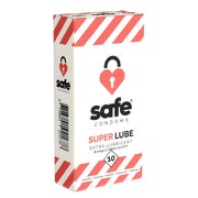 «Super Lube» extra feuchte Kondome mit anatomischer Form (10 Kondome) 10 St