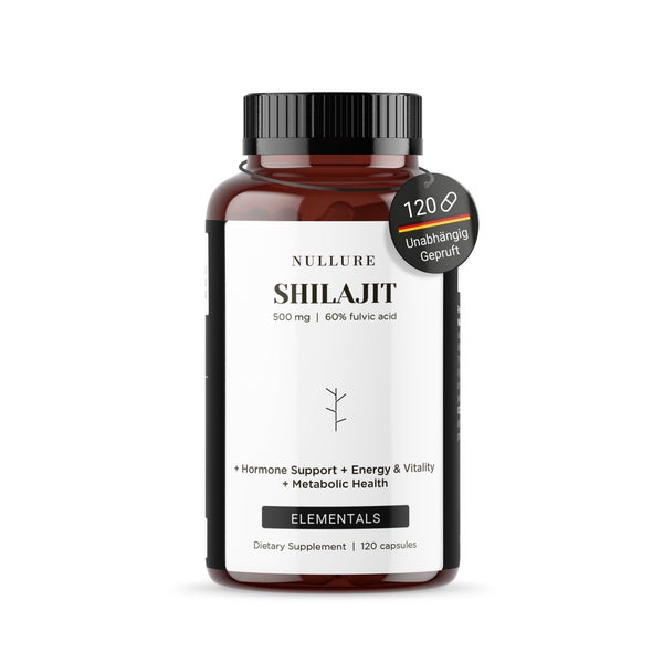Nullure Reines Himalaya Shilajit – 60% Fulvosäure 120 St