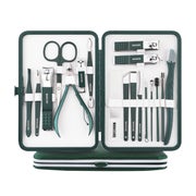 UNIQ 18-in-1 Maniküre- & Pediküre-Set (Dunkelgrün)
