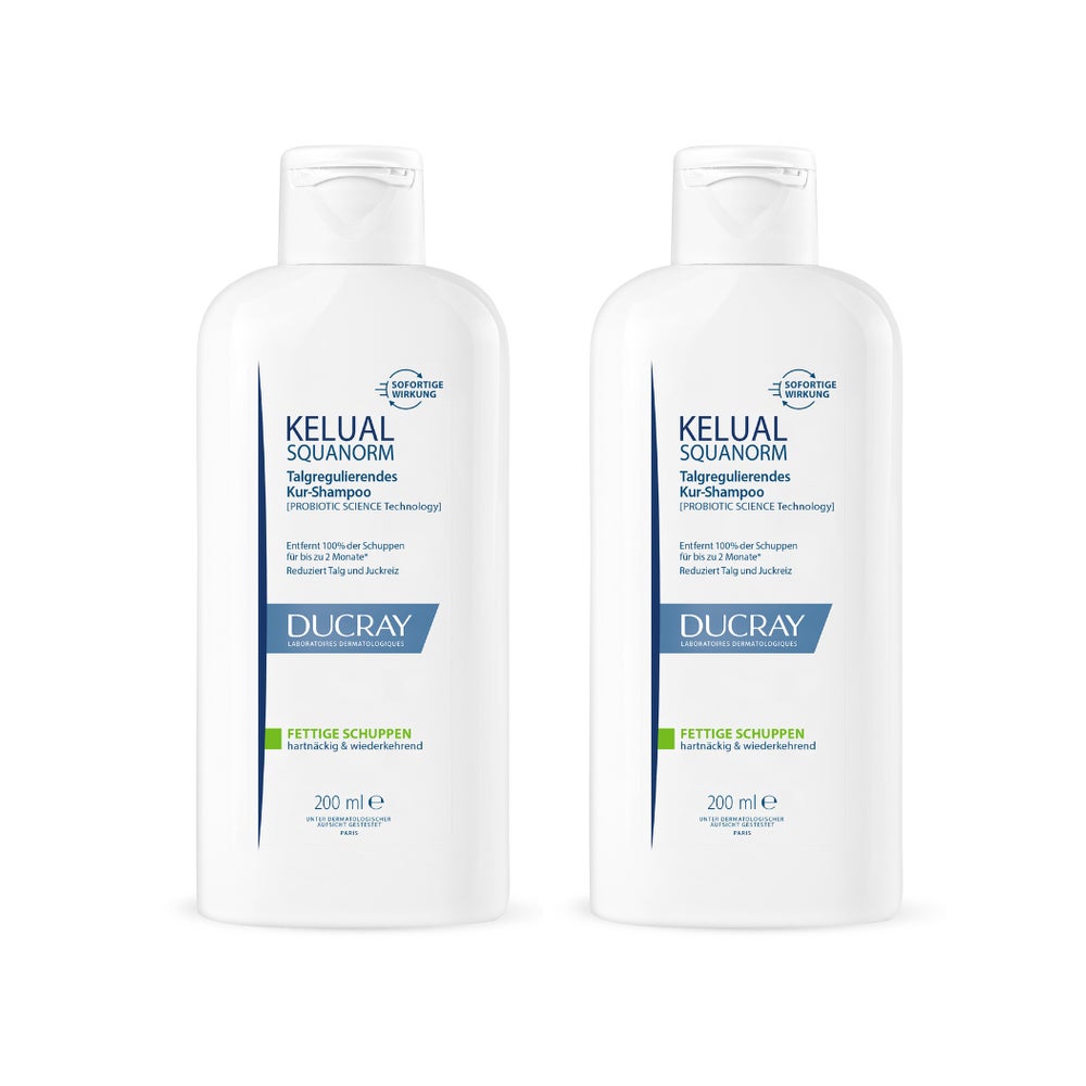 DUCRAY KELUAL Fettige Schuppen Set 1 Set