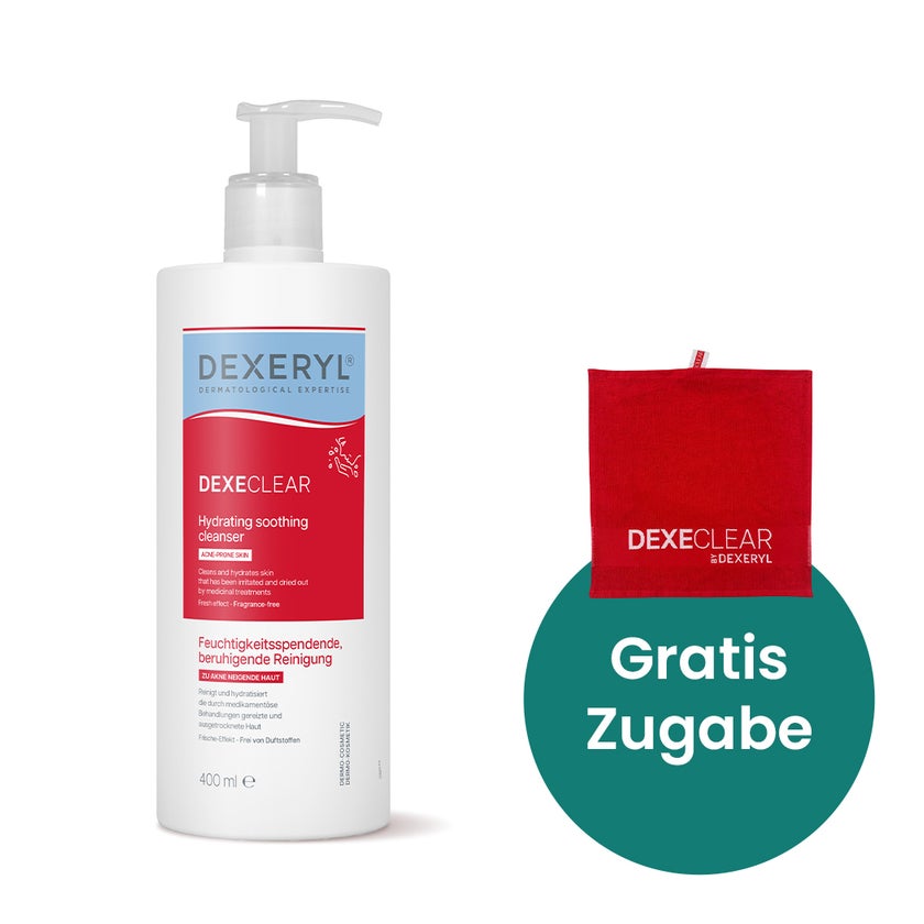 DEXECLEAR feuchtigkeitsspendende, beruhigende Reinigung 400 ml