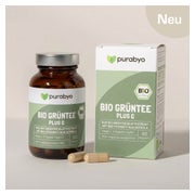 Purabyo Bio Grüntee Extrakt Plus C 60 St