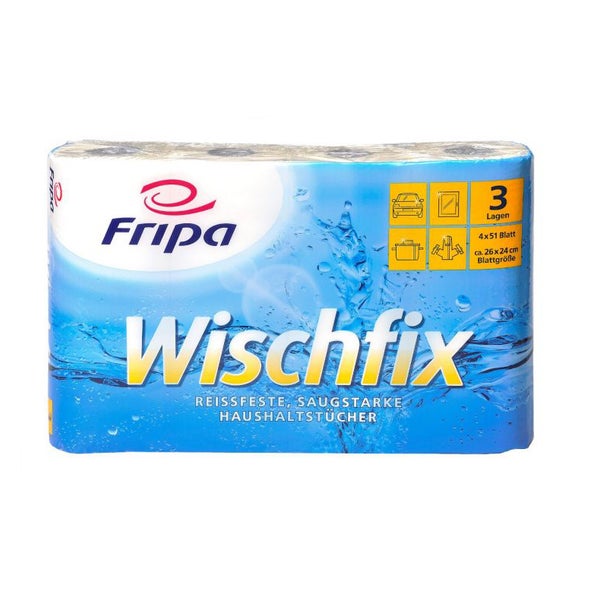 Fripa Wischfix Küchenrolle, 3-lagig 4 St