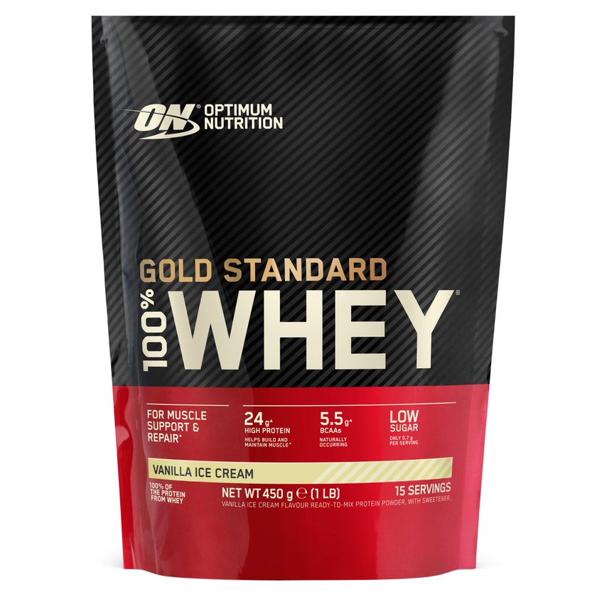 OPTIMUM NUTRITION Gold Standard Whey 450g Beutel / Vanilla Ice Cream