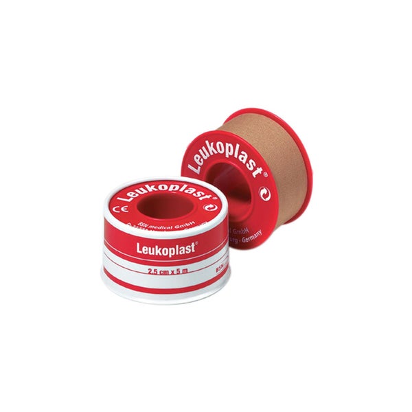 BSN Leukoplast Fixierpflaster hautfarben ohne Schutzring 1 Rolle - 5 m x 2,5 cm