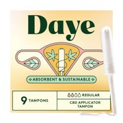Daye Schadstofffreie Bio-CBD-Tampons – Normale Saugstärke 9 St