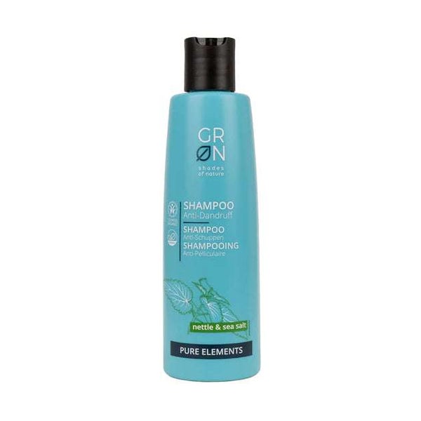 GRN [GRÜN] Shampoo Anti-Schuppen Meersalz & Brennnessel Bio 250 ml