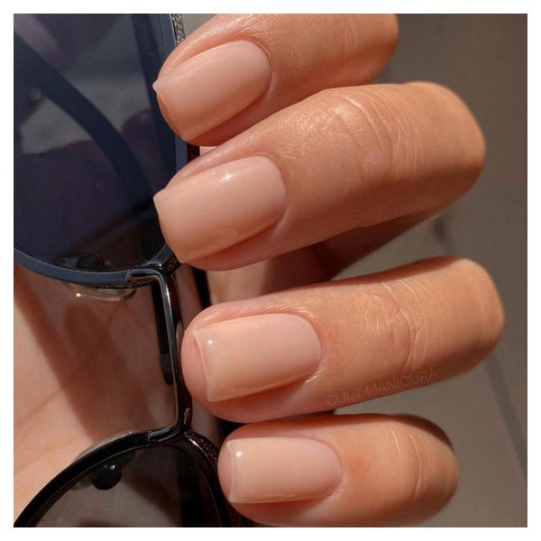 24 Nude Press on Nägel, Eckig, Glossy, Künstliche Nägel, Fre 1 St