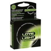 Love Light «Technosex» 3 Stück Leuchtkondome in Probiergröße (3 Kondome) 3 St