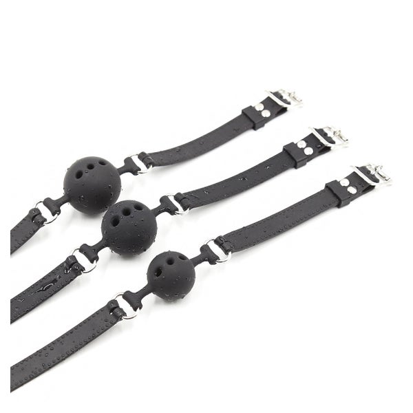 Emerenz -Full Silicone Ball Gag-M Schwarz 1 St